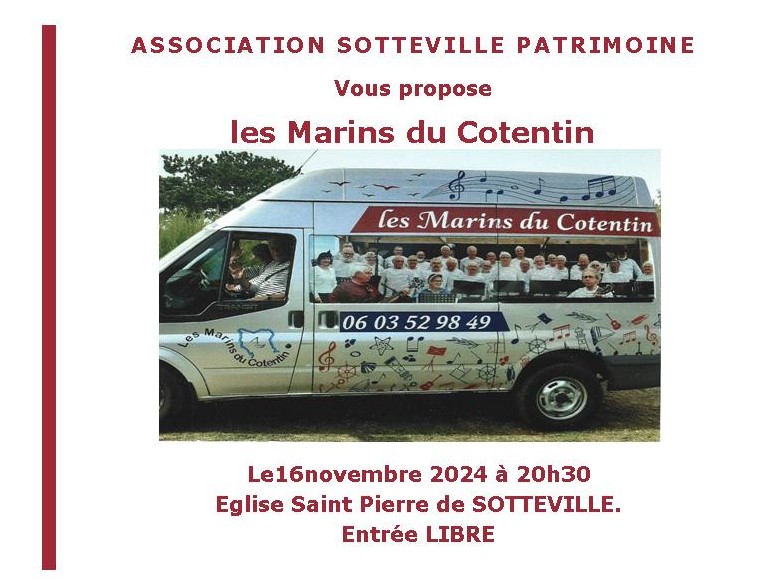 Association Sotteville Patrimoine – Concert Les Marins du Cotentin